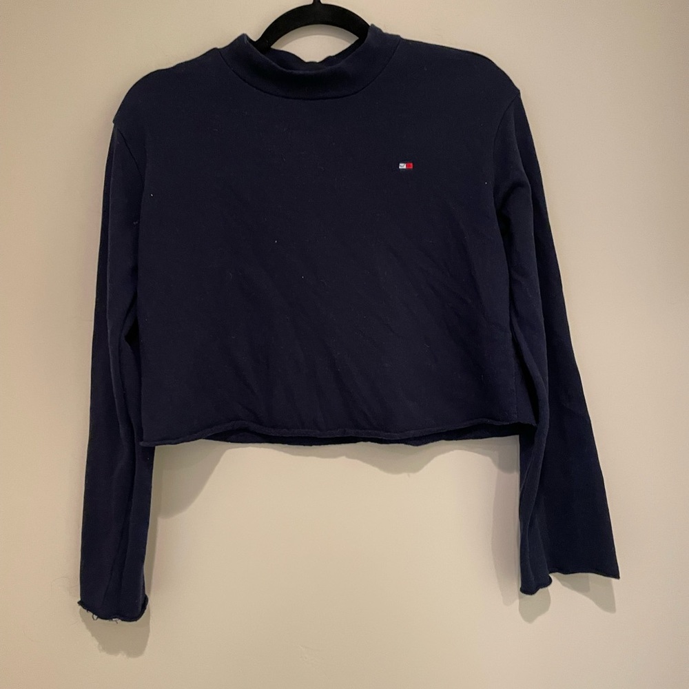 tommy hilfiger high rise neck top!